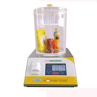 China Soft Vacuum Sealing Tester Food Negative Pressure Sealing Tester Packaging Bag Air Tightness Tester GX-MF1000 for sale