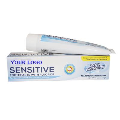 China Anti-sensitivity anti-allergy Potassium Nitrate teeth whitening toothpaste 113g for sale