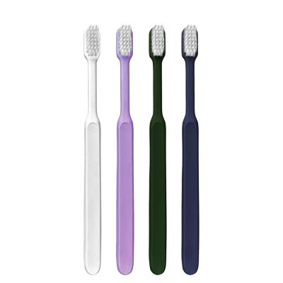 China High quality factory direct OEM private label wholesale crystal tooth brush plastic manual soft bristle adult toothbrush for sale