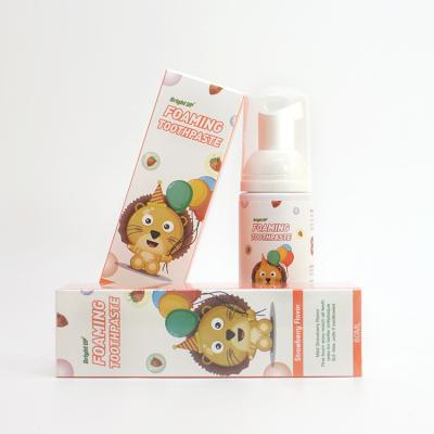 China Kundenspezifischer Logo Organic Children-' s-Zahnpasta, die Zahn-Kremeis 60ml weiß wird zu verkaufen