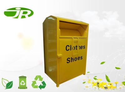 China Escaninho de recicl revestido da roupa do poder amarelo, reciclagens pequenas da roupa à venda