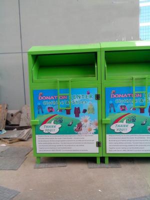 China De aangepaste Textiel recycleert Container voor Kleren en Schoenen Te koop