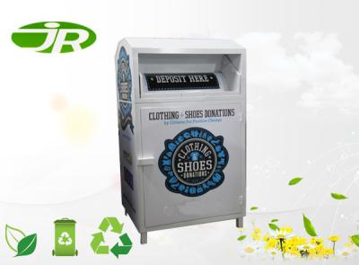 China Indoor Charity Clothing Recycling Bin , Clothes And Shoes Recycle Container for sale