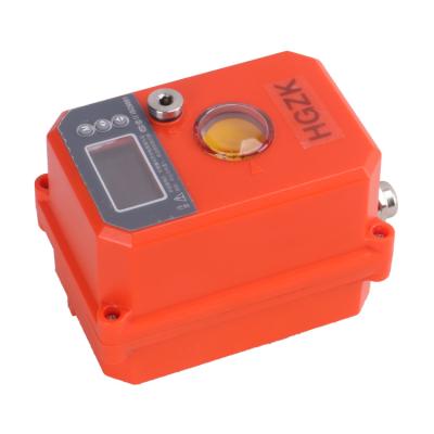 China General 12V 24V dc on/off type electric motorized electric actuator 90 degree control valve electronic control rotork for sale