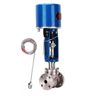 China ZZWPE general type electric temperature control valve steam temperature control valve with electric water pressure regulator for sale