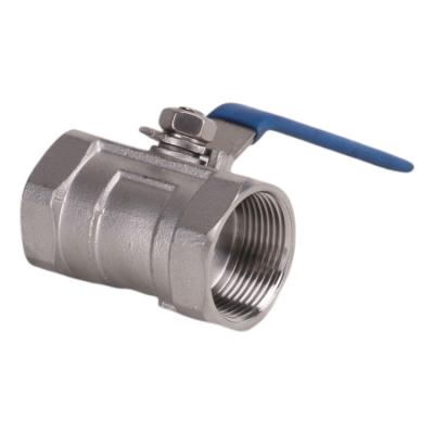 China 304/316 Stainless Steel General METEC DN15-DN100 CF8M 2PC 1000 Ball Valves Weight NPT Male Female Threaded Ball Valve for sale