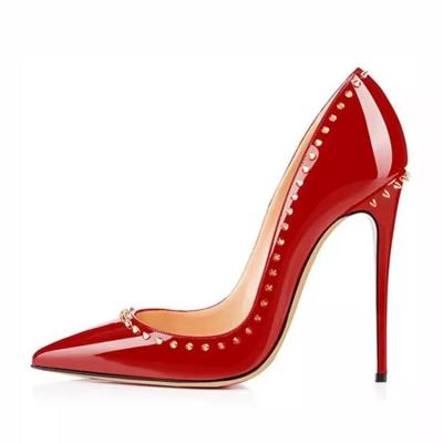 China Mary Jane Pumps 2022 wholesale price shoes high heel pumps quality red bottom women shoes stilettos ladies heel luxury for sale