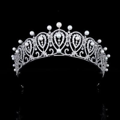 China ALLOY Fashion Crown Crystal Crown High Quality Women Jewelry Crown Party Gift 2021 Wholesale New Product for sale