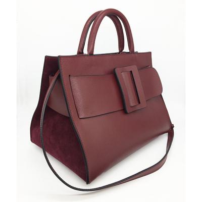 China Fashion handbag with handles latest design dust bag big leather handbag for women fashion bag for women for sale