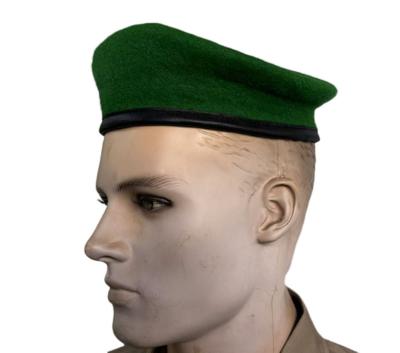 China Outdoor Men'S French Tactical Wool Beret Cap Adjustable Size Custom for sale