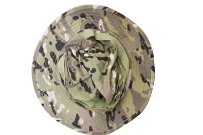 China Camouflage Military Jungle Hats Jungle Bucket Boonie Cap With Strings for sale