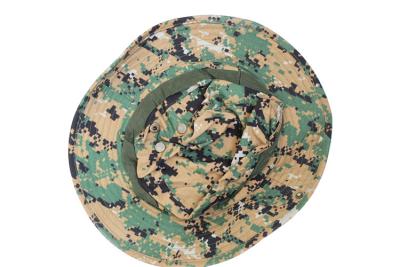 China Camouflage Military Caps Jungle Bucket Boonie Hats With Strings for sale