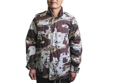 China Camouflage Polyester / katoen M65 militaire jas aanpasbaar voor het Saoedische leger Te koop