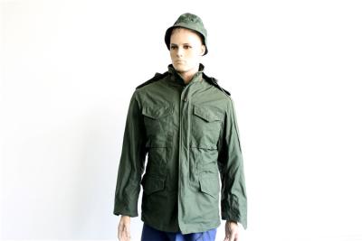 China Men Alpha M65 Military Jacket With Hood Army Green Color for sale