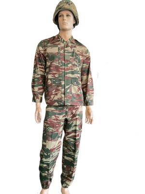 China Ripstop / Twill Fabric French Military Uniform In Lizard Camo F2 Style for sale