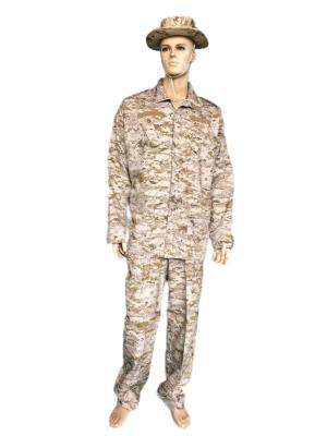 China 50 / 50 Nylon Cotton Fabric ACU Military Uniform Set For Saudi Army 200gsm for sale