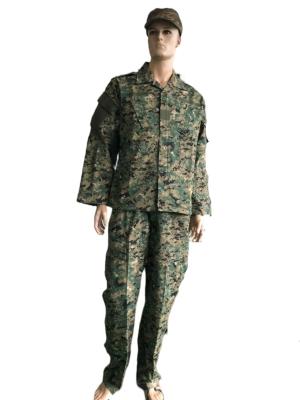 China Waldverkleidung Nylon Baumwolle 50 / 50 ACU Jacke und Hose für die Armee von Chile zu verkaufen