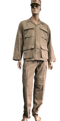 China Khaki Military BDU Uniform Set For Combat And Outdoor, Combat,  Hunting for sale