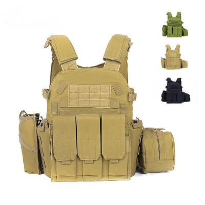 China Quick Release Nylon Military Tactical Vest Khaki Bulletproof Waterproof For Body Armour for sale