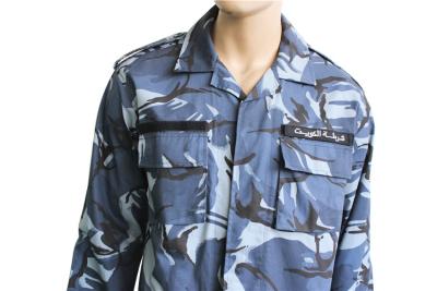 China Camuflaje Kuwait BDU Militar Uniforme de poliéster Tejido de algodón Impermeable para el ejército en venta