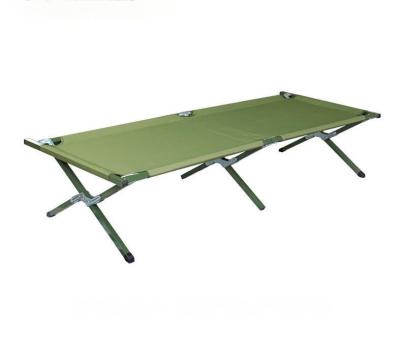 China Military Green Single Person Military Camp Bed For Outdoor Camping for sale