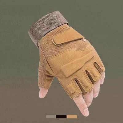 China Outdoor Sport Combat Tactical Half Finger Gloves Shock Resistant for Hiking Shooting for sale