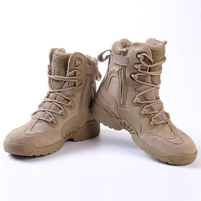 China High Top Hiking Cow Leather Military Boots For Both Men And Women Outdoor Sports for sale