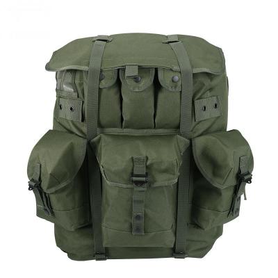 China Iron Frame Olive Green Tactical Backpack For Outdoor Camping for sale