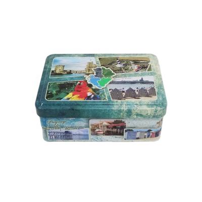 China Materials Factory Good Quality Custom Souvenir Gift Storage Recycled Rectangular Tourist Box For Game Cards for sale