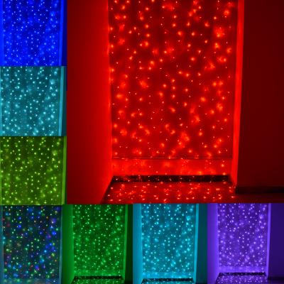 China New LED Curtain Light Christmas Design RGB 64 Functions Music Control Curtain Light for Wedding, Party, Outdoor Indoor Decor for sale