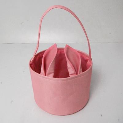 China Sundayhome Tutu Bunny Bucket Bag Candy Gift Pink Easter Basket Sustainable for Baby for sale