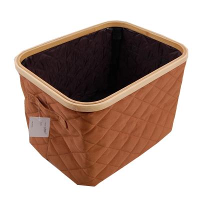 China Sundayhome Clothes Storage Basket Eco-Friendly Sustainable Fabric Basket Dirty Organizer for sale