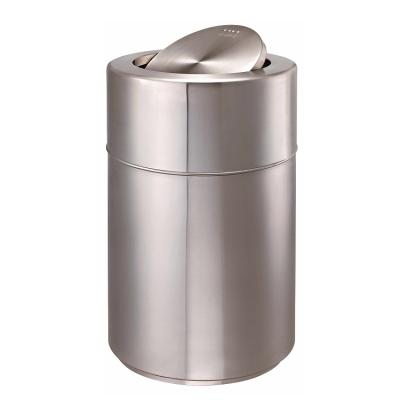 China Round 92L Sustainable Floor-standing Large Capacity Rubbish Recycling Open Top Waste Bin for sale