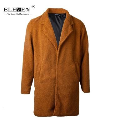 China Custom Coated Anti-Shrink Faux Fur Sherpa Men's Clothing Season Winter Jacket Casual Color Block Men for sale