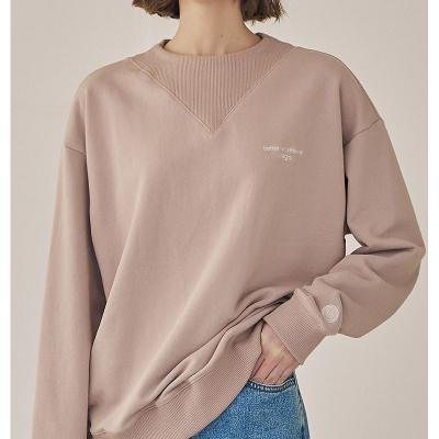 China OEM Anti-shrink Custom Cotton Sweatshirt Oversized Woman Tops Fashionable Clothes for sale