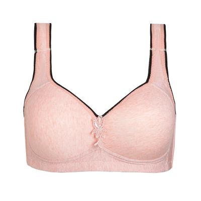 China QUICK DRY Thin Fat Mommy Adjustable Bra Oversized Women's Underwear Vest None Steel Ring Full Cup Bra Women for sale