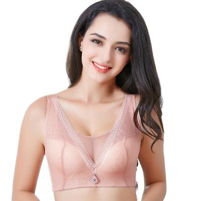 China 2021 new big QUICK DRY large size bra large millimeters without adjustment ring bra vest steel type women's underwear for sale