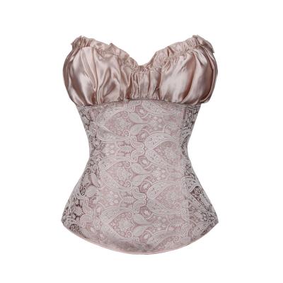 China European and American antibacterial court body corset, corset strapless vest, abdominal women's body shaping clothes for sale