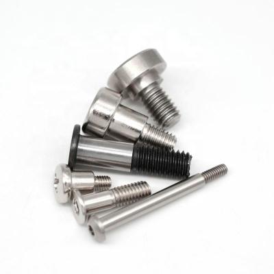 China Customized Precision Stainless Steel Flat Hexagon Screw Shoulder Joint Socket Stepped Fasteners for sale