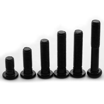 China Furniture customized oxidized black slim plug connector bolt for furniture tornillos fasteners for sale