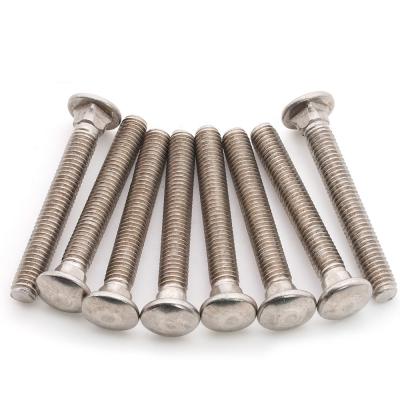 China Customized Round Stainless Steel Cup Square Carriage Bolts DIN 603 Square Neck Carriage Bolt Tornillos Head Fasteners for sale