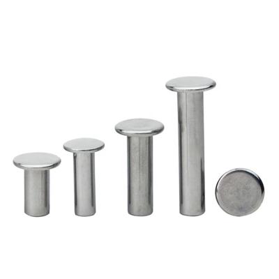 China Competitive Price Precision Solid Metal Titanium Stainless Steel Hollow Aluminum Rivet Fasteners for sale