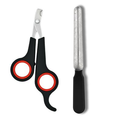 China Viable Pet Nail Clippers Grinder Set DIY Tools Cat Dog 2pcs Pet Nail Scissors Safe Supplies Accessories for sale