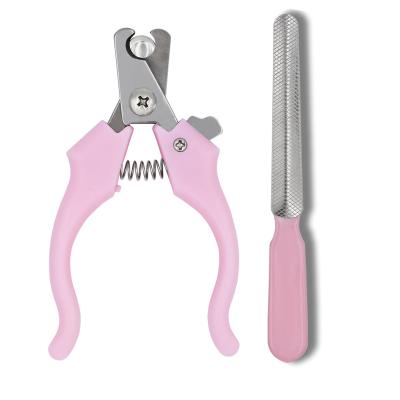 China Viable Pet Grooming Scissors Grinder Sets 2pcs Pet Supplies Hot Selling Dog Cat Claw Toe Trimmer Tool for sale