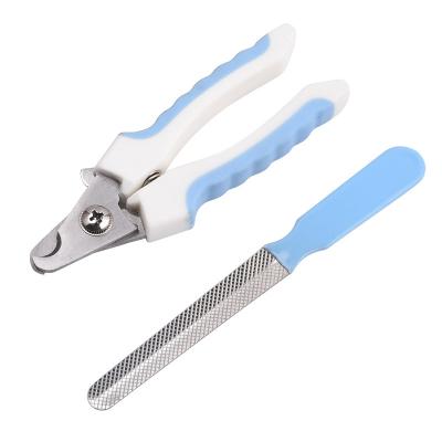 China Viable Nail Clippers Sets 2 Pcs Dog Grooming Kit Pet Nail Folder Trimmer Nail Clippers For Dog Cat for sale