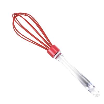 China 10 Inch Sustainable Eco-friendly Kitchen Mixer Silicone Beater Silicone Egg Beater Cooking Beater for sale