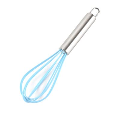 China 8 Inch Kitchen Utensils Egg Beater Viable Durable Milk Frother And Egg Beater Kitchen Egg Beater for sale