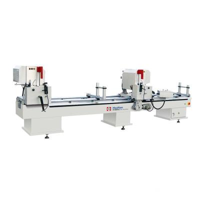 China Building Material Shops Aluminum Window And Door Frame Double Head Cut Saw Profile Cut Aluminum Miter Saw for sale