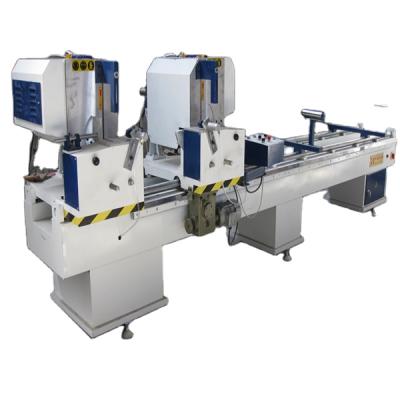 China Building Material Shops Easy Operation, Reliable Performance Aluminum Window Door Machinery Cutting Saw Top Sales Double Head Cutting Saw for sale