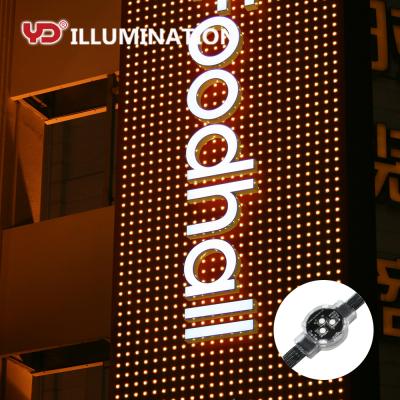 China Full Color LED Advertising LED Pixel Light 30mm DC12V For Decorative Led Pixel Display Billboard Lamp for sale